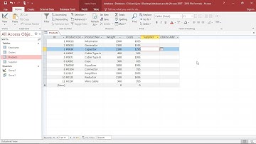 SQL in MS Access - Generate, Delete and Change Columns with ALTER TABLE