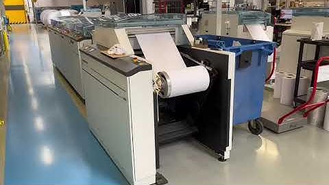 Hunkeler complete line roll 2 stack w CS6-1 cutter