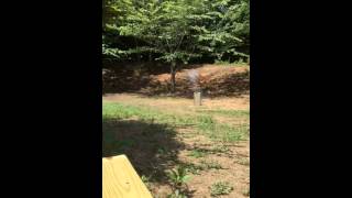 Hard drive bottle rocket explosion FAIL
