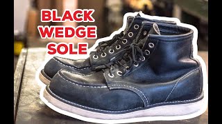 BLACK WEDGE SOLE | RED WING 9075 | Resole #63