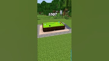 Minecraft Pool Table 🎱 #minecraft