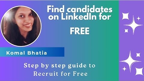 Recruit for Free on LinkedIn | LinkedIn Search Tutorial | Search Candidates on LinkedIn for Free