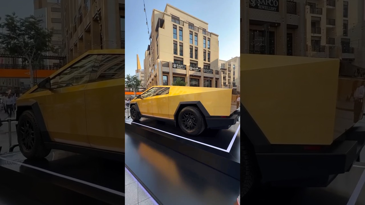 24K Gold Cyber Truck 🤯😳 