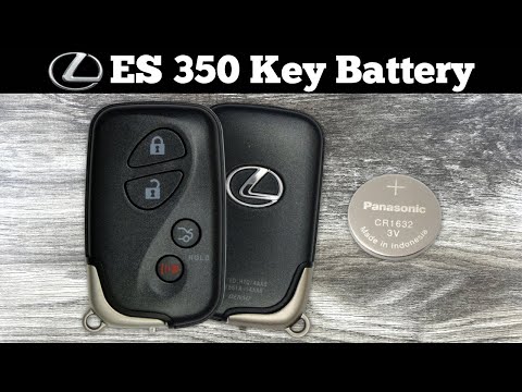 How To Replace Lexus ES 350 Remote Key Fob Battery 2007 – 2012 Change Replacement ES350 Batteries
