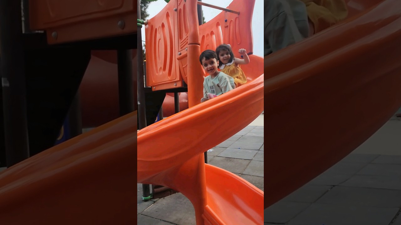 Slide fun for little ones,joyful playtime 