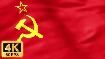 SOVIET FLAG ☭ 1 HOUR 4K 60FPS