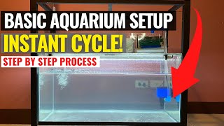 How to setup an aquarium tank | INSTANT cycle!