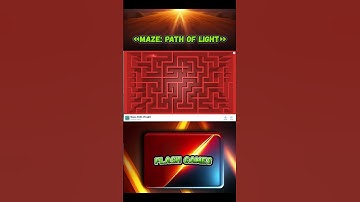 Flash Games; «Maze: Path of Light» , #shorts.