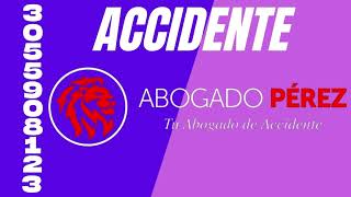 Explicación de abogado de accidente de carro sobre beneficios después de accidente en Miami florida