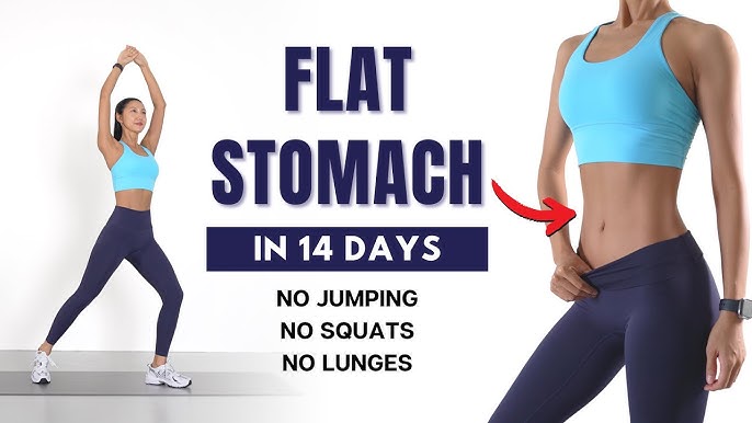 FLAT STOMACH in 7 Days🔥 40 MIN Standing Abs Workout - No Squat, No Lunge,  No Jumping 