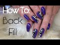 Super Easy Cow Print Nail Tutorial | In Depth Backfill | How To Acrylic Design Change