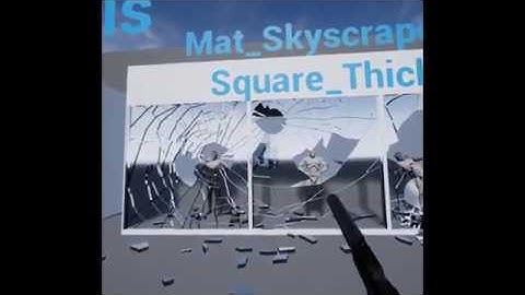 Destructible Glass VR Demo