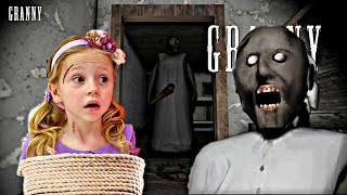 الجدة الشريرة غراني خطفت ناستيا المسكينة وحبستها في منزلها 😱Granny VS Nastya