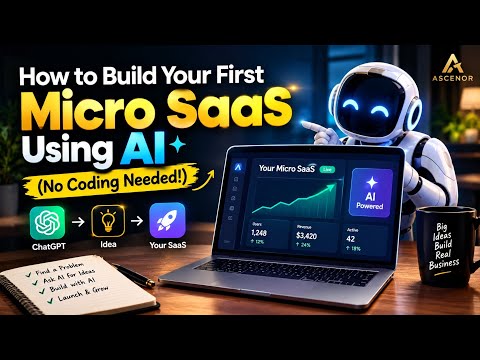 How to Build Your First Micro SaaS Using AI (No Coding Needed!) 🚀