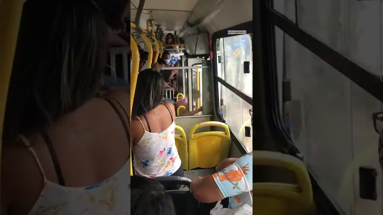 Mulher é agredida por entrar em ônibus sem máscara em Salvador, na Bahia