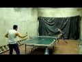 Tenis de mesa na garagem Afon vs Bruno (Manaus).avi