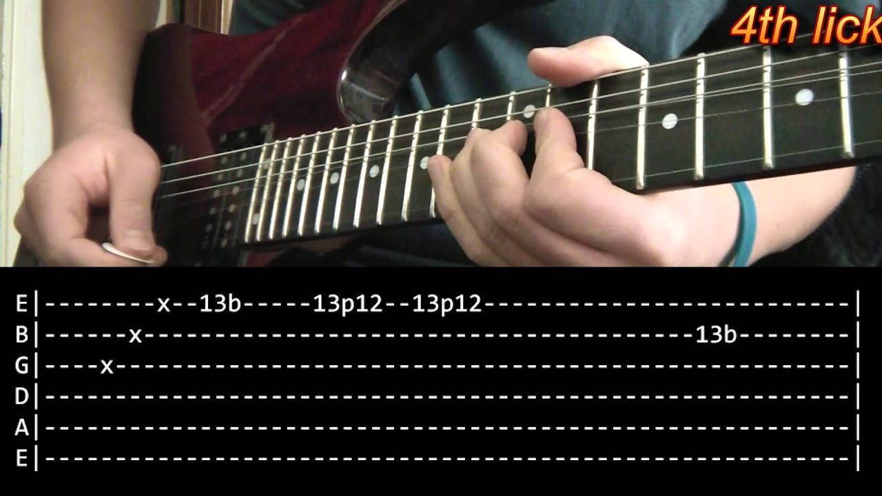 Another Brick In The Wall Guitar Solo Lesson Pink Floyd With Tabs Youtube