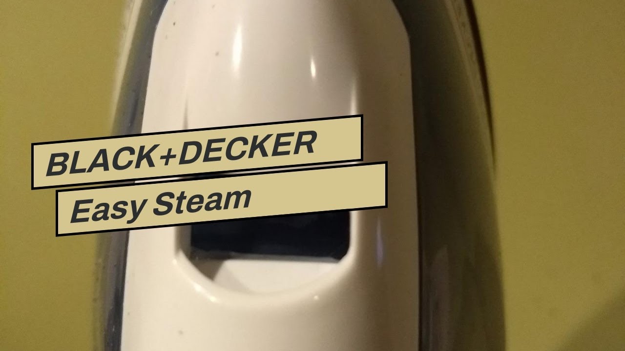 Black+Decker Easy Steam IR40V Review