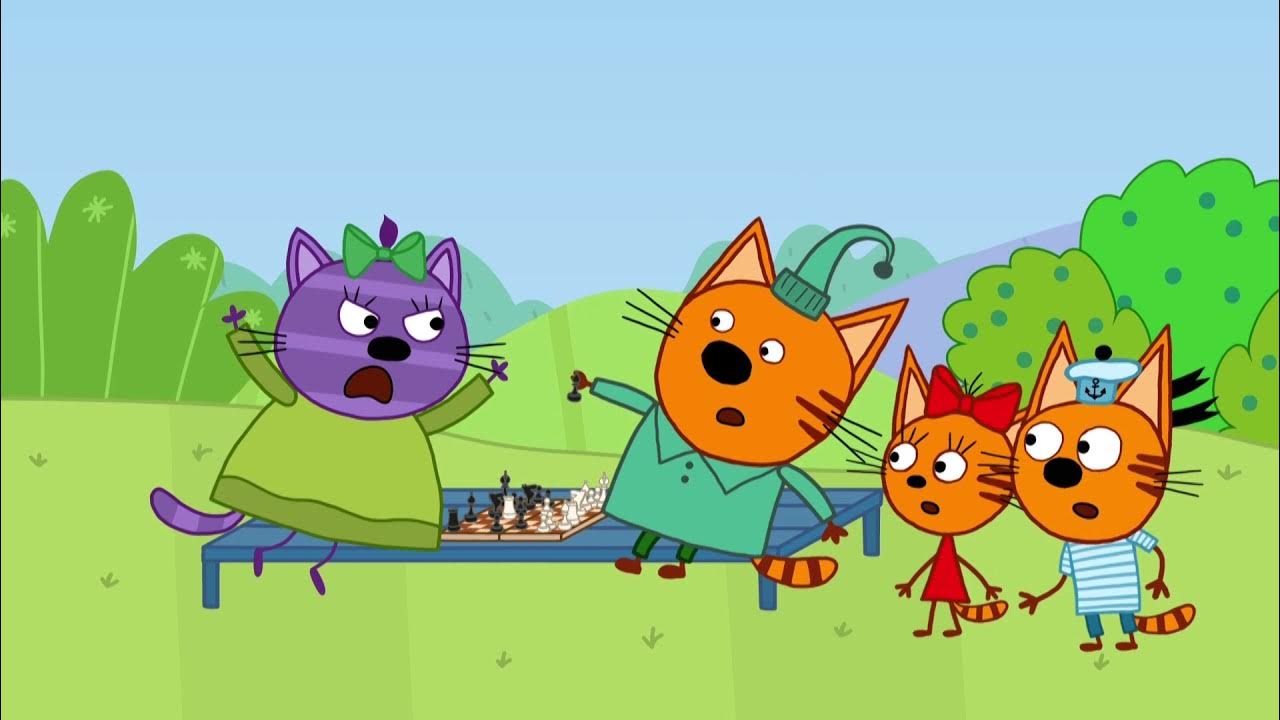 мультики 3 кота и свинка пеппа. три кота 81 серия 2 сезон. мултики. включи 3 кота и свинку пеппу. свинка пеппа кошечка кэнди.