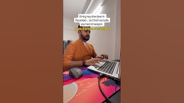 Hiring slows in December. Turn it into your weapon. Check description to know more