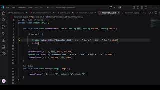 TOWER 🗼 OF HANOI | JAVA LEARNING | PRACTICE. 