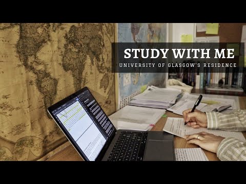 REAL TIME Study with me in my study room 1 Hour| Background noise, no breaks | Glasgow