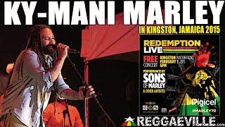 Ky-Mani Marley - Iron Lion Zion in Kingston, Jamaica @ Bob Marley 70th Birthday [2/7/2015] #MARLEY70