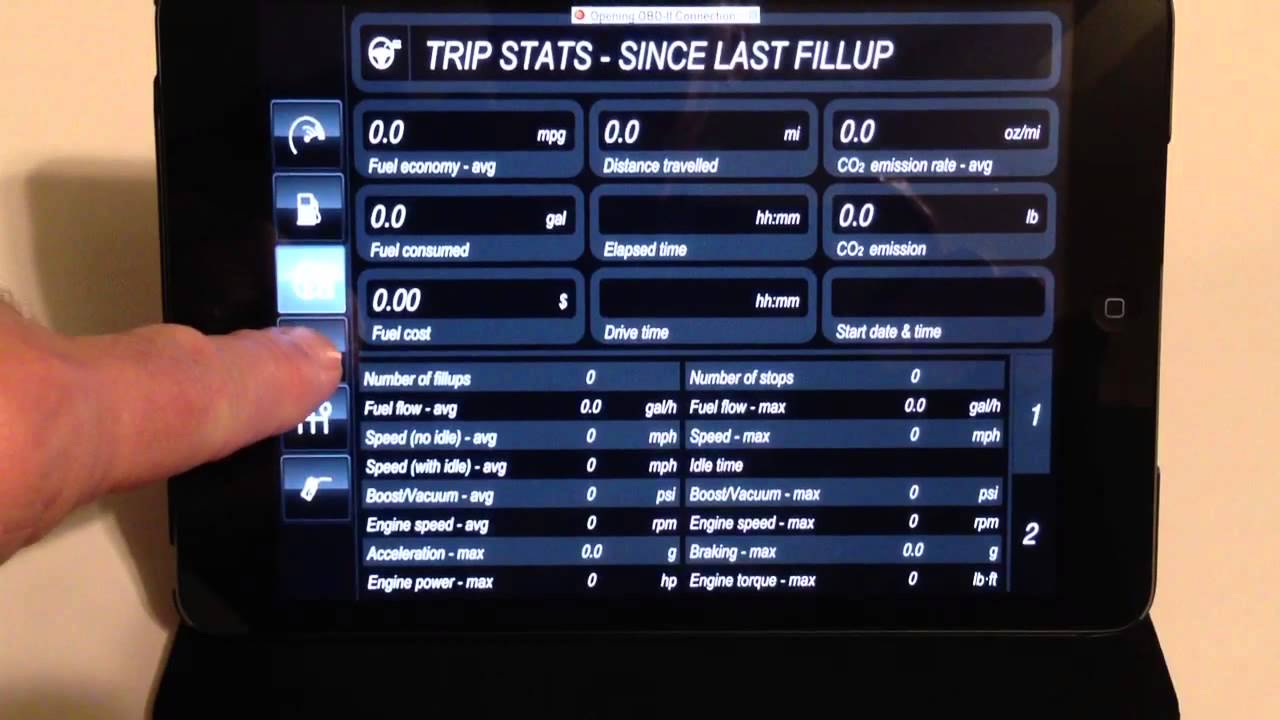 iPad mini used for gauges YouTube