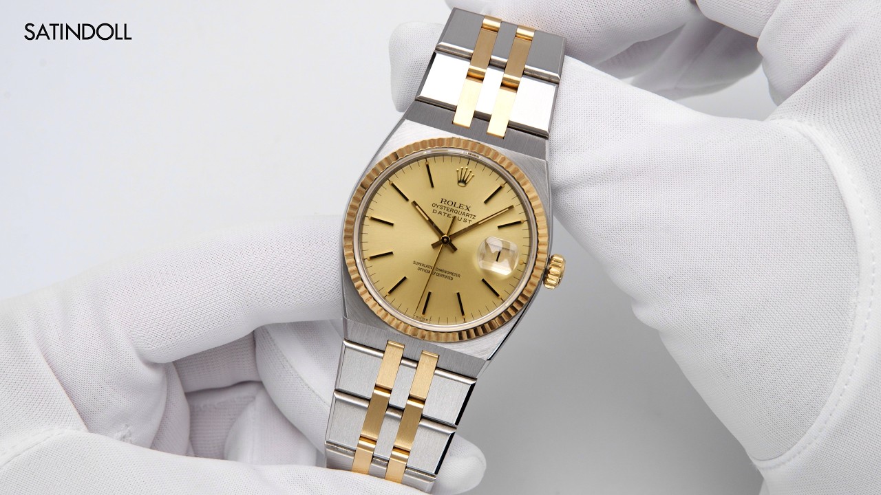 ROLEX ロレックス 時計用ボックス Ｌサイズ ジャンク 王冠折れ ロレックス メンズ デイトジャスト オイスタークォーツ | ヴィンテージ
