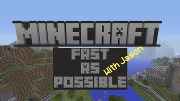 Minecraft Fast as Possible - Button as a Lever