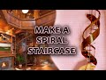 1:12 Scale Spiral Stair Case Tutorial for Dollhouses