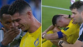 Cristiano Ronaldo CRYING after Al Nassr defeats to Al Hilal in Final.