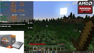 Minecraft  | RX 570 8GB   Ryzen 5 2600  Benchmark FPS Test