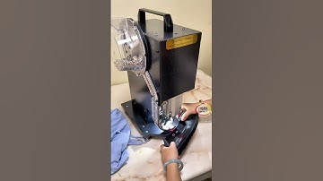 Great Idea to make hole eyelet on the shoes with an automatic eyelet Punching Machine