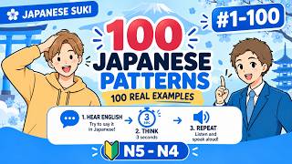Can You Say These 100 Japanese Patterns? | Beginner English to Japanese Practice