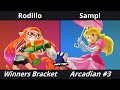 Arcadian #3 Winners Quarters - Rodillo (Inkling) Vs. Sampi (Peach) - SSBU Tournament