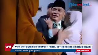 Viral Caleg Gagal Diduga Stres, Pakai Jas Tiap Hari Ngaku Siap Dilantik Jadi Anggota Dewan