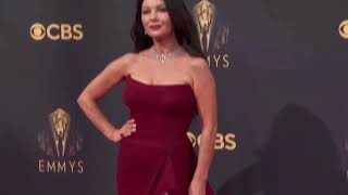 Catherine Zeta Jones Emmy 2021 Red Carpet