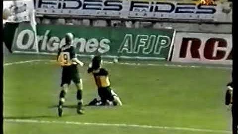Gol de Ortiz a Unión (Unión 1-Boca 1 06-06-1998)
