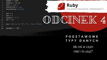 Kurs programowania w Ruby - Podstawowe typy danych cz.1