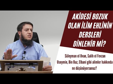 Akidesi Bozuk Olan İlim Ehlinin Dersleri Dinlenir Mi? | Ramazan Hoca