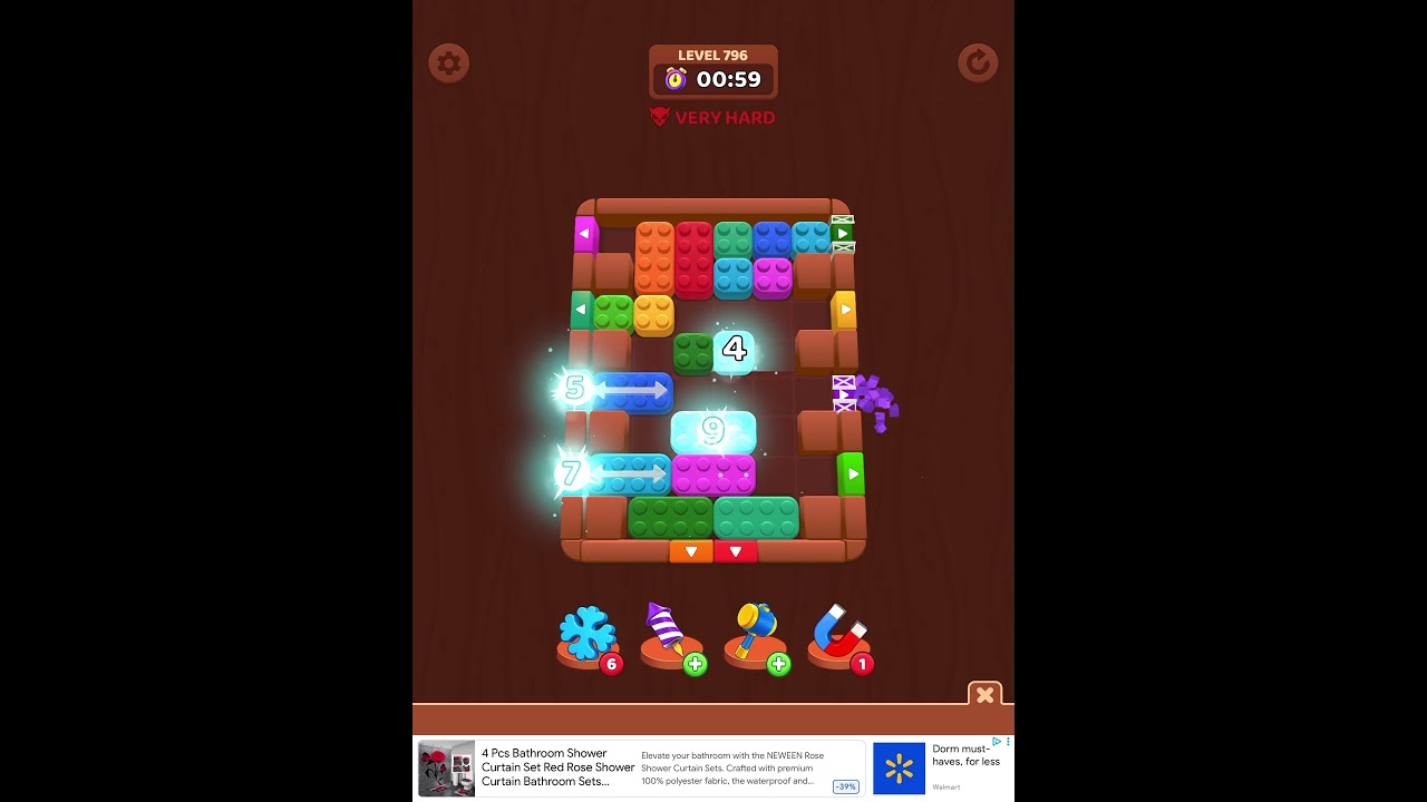 Color block puzzle 3d jam level 796 7-20-26 - YouTube