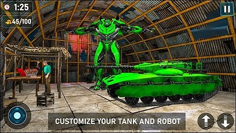 Transform Robot Vs Tank Battle 3D - War Machines Robot Attack - Android Gameplay