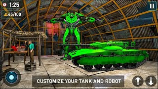 Transform Robot Vs Tank Battle 3D - War Machines Robot Attack - Android Gameplay screenshot 4