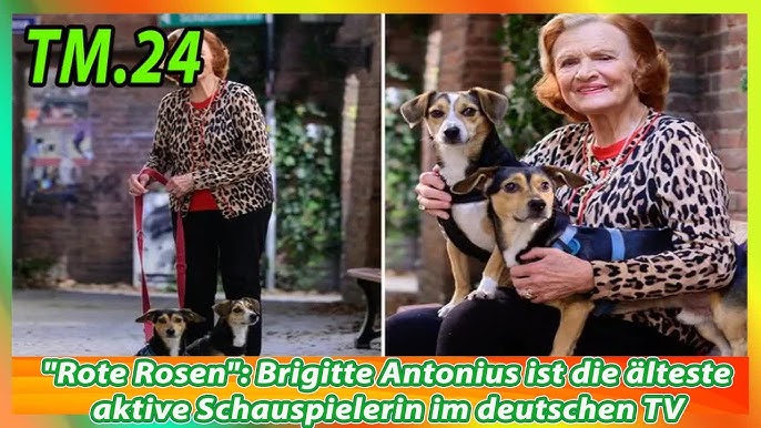 Rote Rosen Brigitte Antonius ist die älteste aktive Schauspielerin im deutschen TV - YouTube