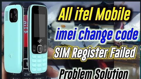 How to Fix SIM Registration Failed on Itel it2166 | IMEI Change Codes 2025