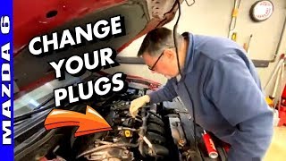 How To Replace Spark Plugs 2014-2017 Mazda 6 2.5