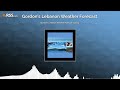Gordon S Lebanon Weather Forecast 030124