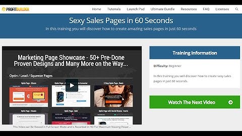 Sales Pages / Create Automatically" Just 60 Seconds! - Best Landing Page 2015!