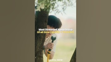 most streamed kpop group groups of all time (yt + spotify) #bts #blackpink